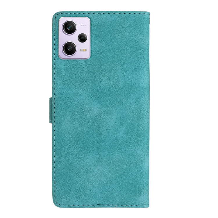 For Xiaomi Redmi Note 12 Pro 5G Flower Butterfly Embossing Pattern Leather Phone Case(Sky Blue) - free shipping - PMC TechLife - Order now!