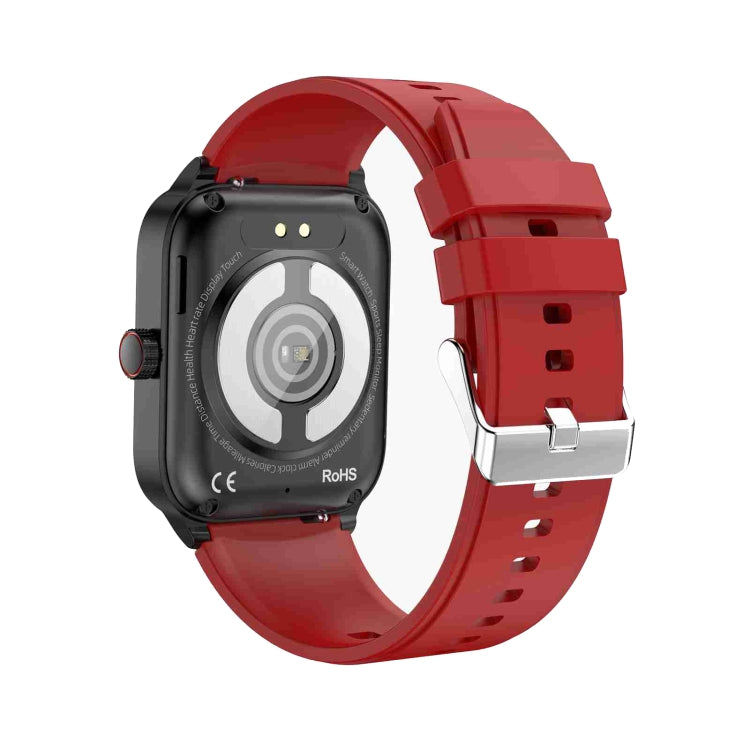 ET540 1.91 inch IP67 Waterproof Silicone Band Smart Watch, Support ECG / Non-invasive Blood Glucose Measurement(Red) - Smart Watches by PMC TechLife | Online Shopping South Africa | PMC TechLife