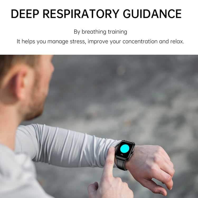 ET540 1.91 inch IP67 Waterproof Silicone Band Smart Watch, Support ECG / Non-invasive Blood Glucose Measurement(Black) - Smart Watches by PMC TechLife | Online Shopping South Africa | PMC TechLife