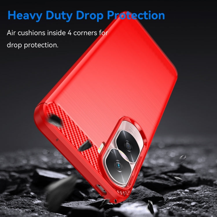 For Honor 90 / 80 Brushed Texture Carbon Fiber TPU Phone Case(Red) - free shipping - PMC TechLife - Order now!