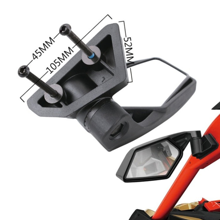 For Can-Am BRP UTV Maverick X3 Off-Road Vehicle Rearview Mirror, Model:UTV-17B Upgrade - Convex Mirror & Accessories by PMC TechLife | Online Shopping South Africa | PMC TechLife