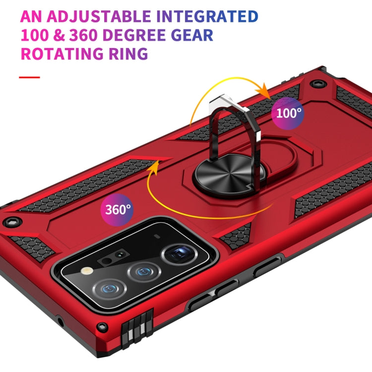 For Samsung Galaxy Note 20+ 5G Shockproof TPU + PC Protective Case with 360 Degree Rotating Holder(Black) - free shipping - PMC TechLife - Order now!