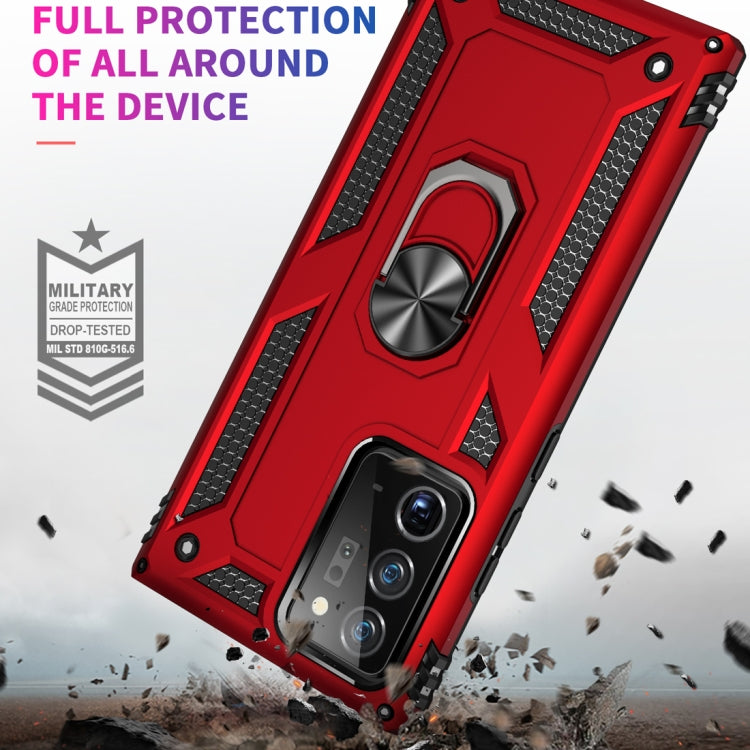 For Samsung Galaxy Note 20+ 5G Shockproof TPU + PC Protective Case with 360 Degree Rotating Holder(Black) - free shipping - PMC TechLife - Order now!