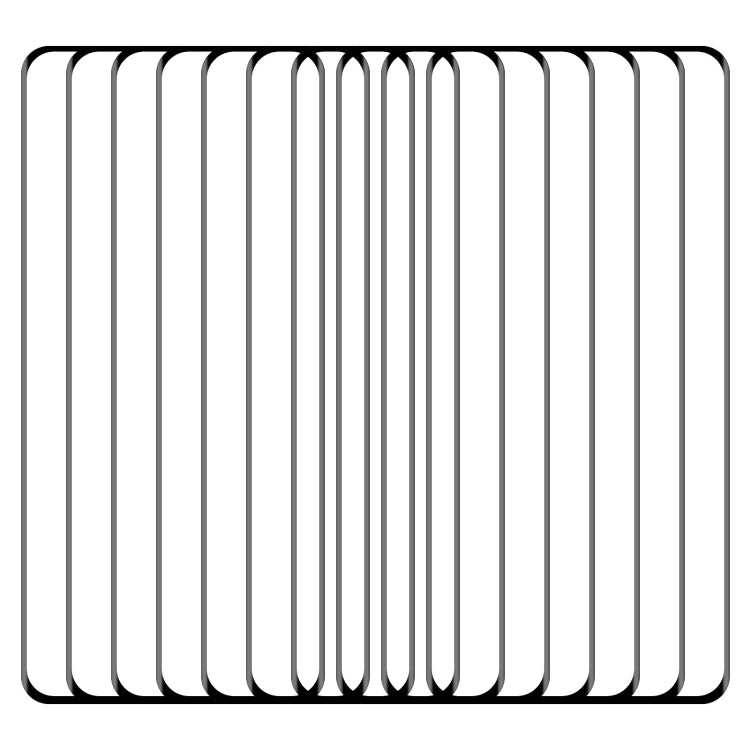 For Xiaomi 13T 25pcs 9H HD 3D Curved Edge Tempered Glass Film(Black) - free shipping - PMC TechLife - Order now!