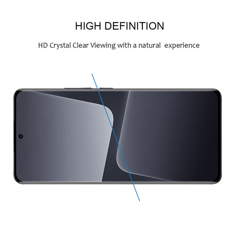 For Xiaomi 13T 25pcs 9H HD 3D Curved Edge Tempered Glass Film(Black) - free shipping - PMC TechLife - Order now!