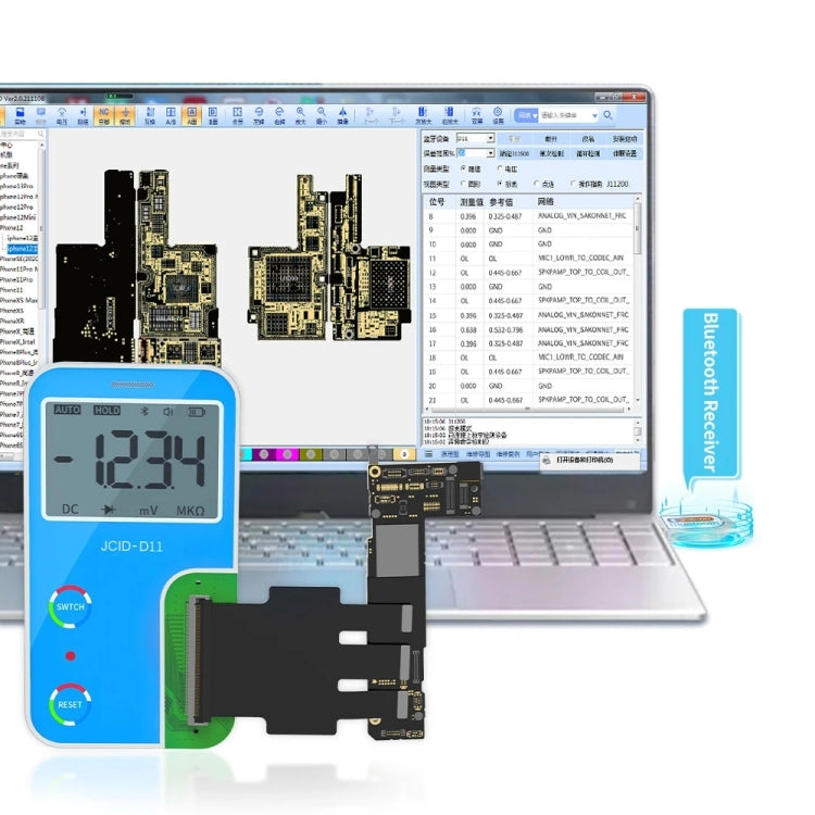 JCID D11 Multifunctional PCB Intelligent Digital Detector - free shipping - PMC TechLife - Order now!