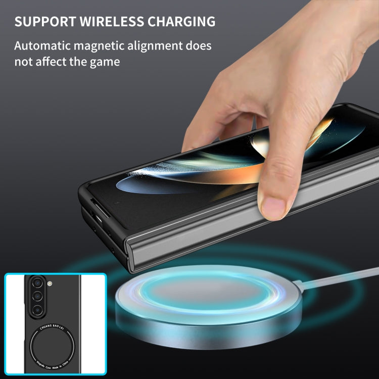 For Samsung Galaxy Z Fold5 Magsafe Magnetic Folding PC Phone Case(Black) - free shipping - PMC TechLife - Order now!