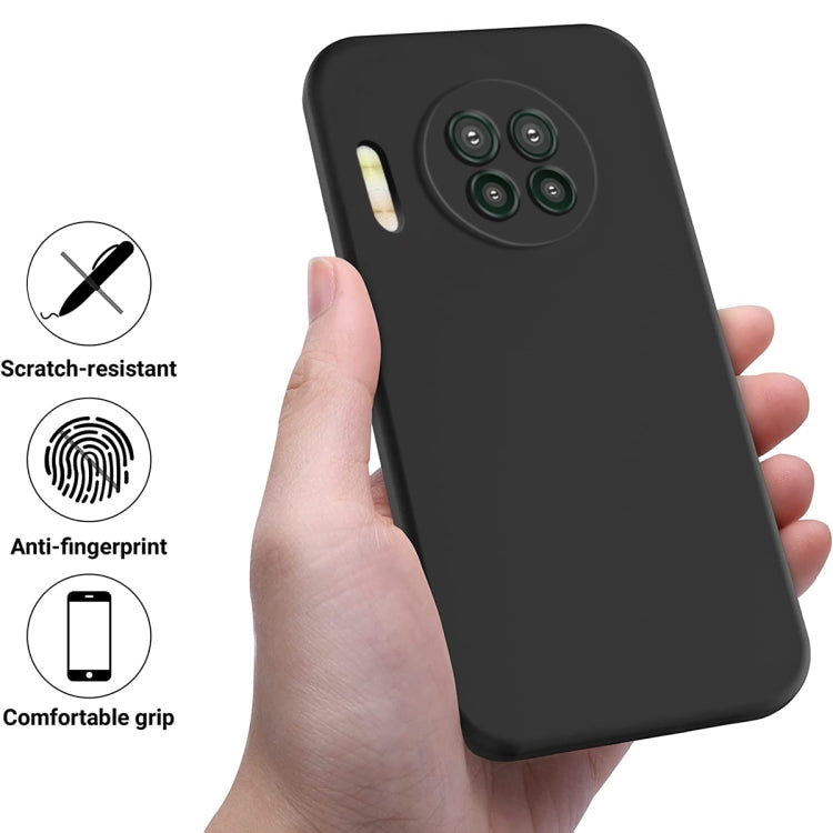 For Hisense Infinity H50 Zoom Pure Color Liquid Silicone Shockproof Phone Case(Black) - More Brand by PMC TechLife | Online Shopping South Africa | PMC TechLife | Buy Now Pay Later Mobicred