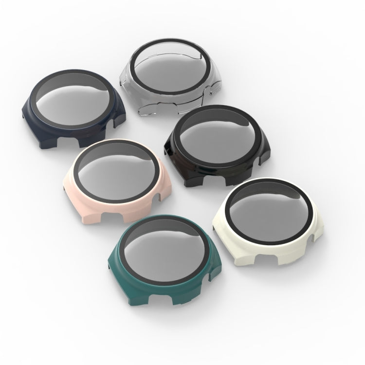For Huawei Watch 4 Tempered Film + PC Integrated Watch Protective Case(Pine Green) - Watch Cases by PMC TechLife | Online Shopping South Africa | PMC TechLife