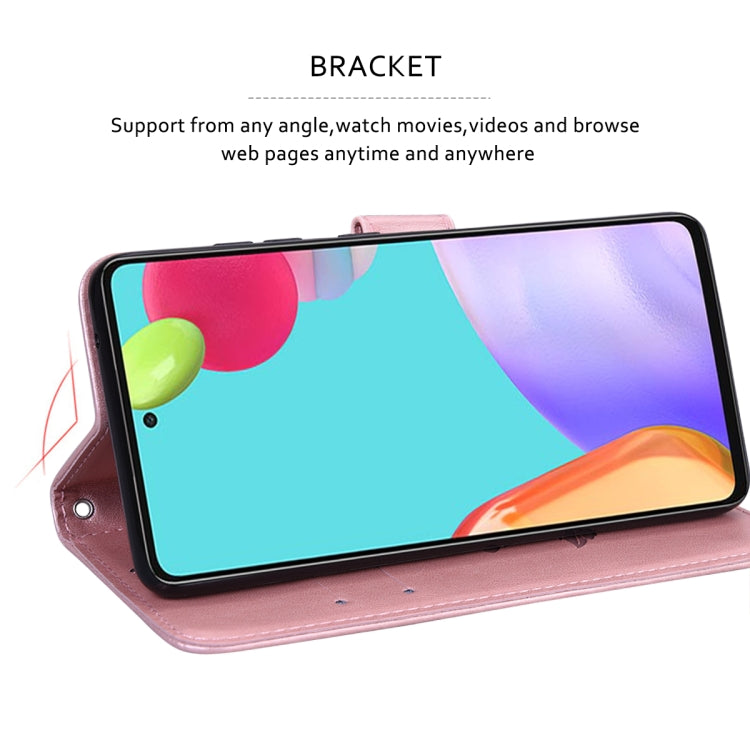 For Samsung Galaxy S23+ 5G Rose Embossed Flip PU Leather Phone Case(Rose Gold) - free shipping - PMC TechLife - Order now!