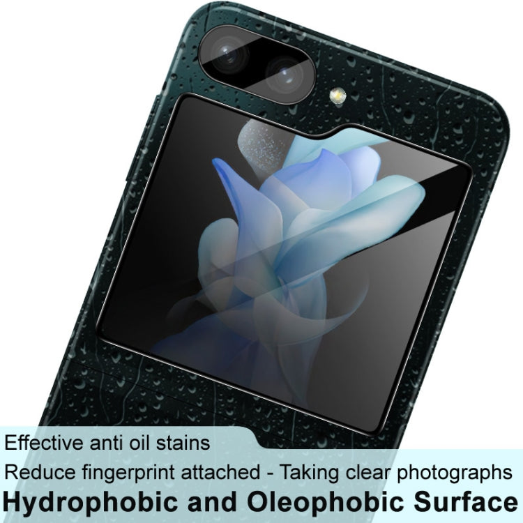 For Samsung Galaxy Z Flip5 5G imak High Definition Integrated Glass Lens Film + Glass Rear Screen Sticker Black Version - free shipping - PMC TechLife - Order now!