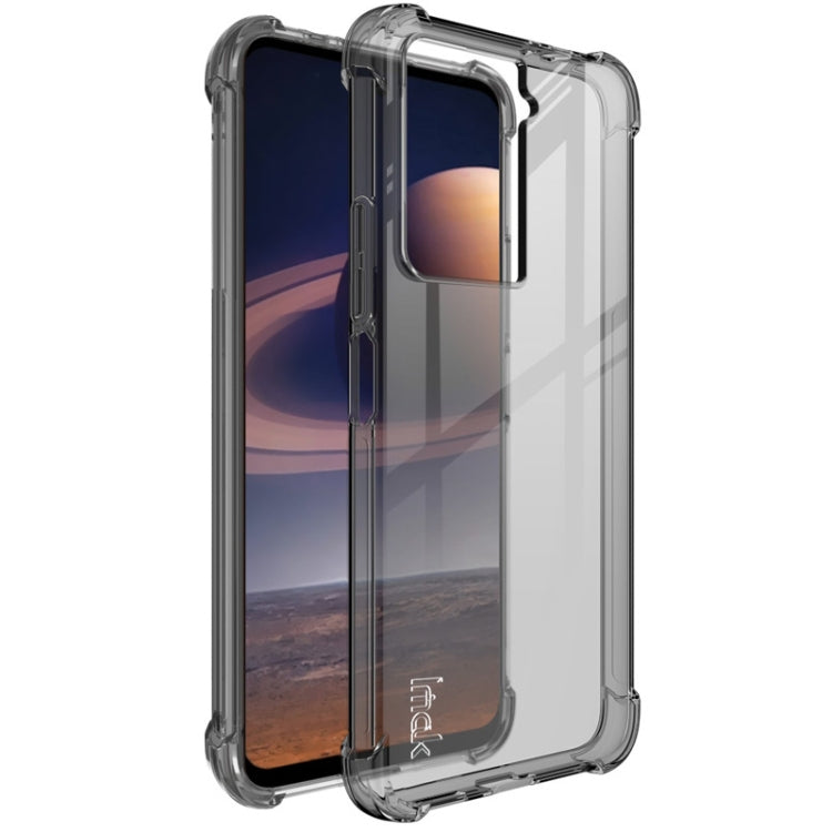 For HTC U23 / U23 Pro 5G imak Shockproof Airbag TPU Phone Case(Transparent Black) - HTC by imak | Online Shopping South Africa | PMC TechLife | Buy Now Pay Later Mobicred
