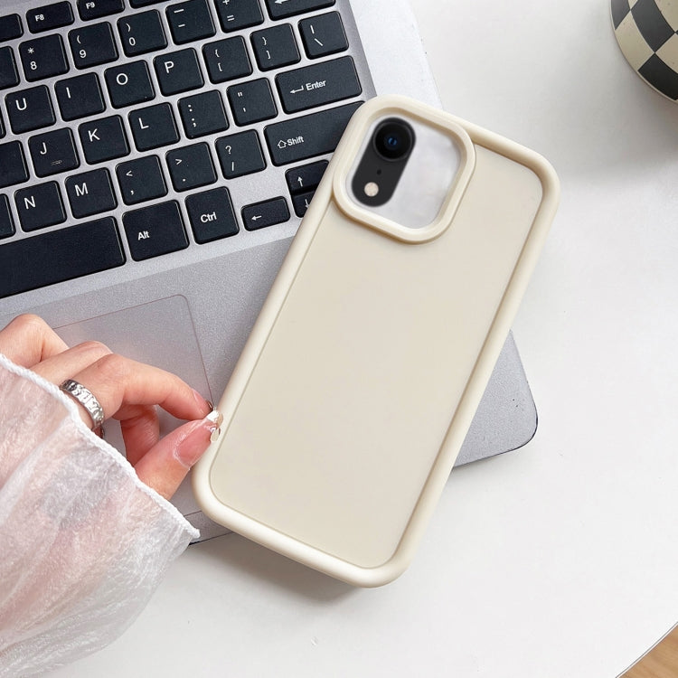 For iPhone XR Shockproof Frame Frosted TPU Phone Case(Beige) - free shipping - PMC TechLife - Order now!
