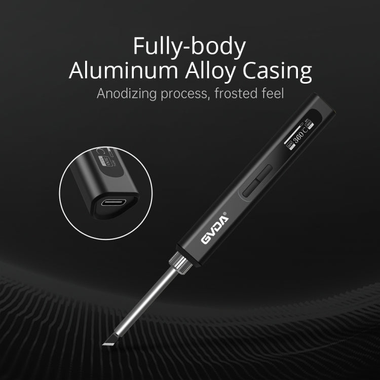 GVDA GD300 Intelligent Internal Heating Digital Display Constant Temperature Maintenance Electric Soldering Iron with 65W Charger - free shipping - PMC TechLife - Order now!