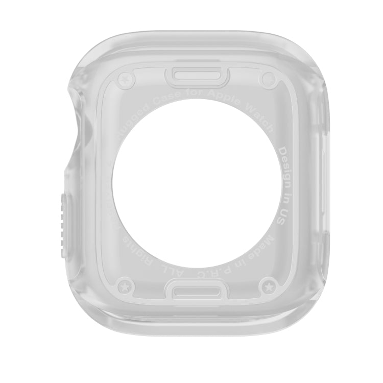 For Apple Watch Series 8 / 7 45mm 2-in-1 PC Hybrid TPU Armor Watch Case(Transparent) - Watch Cases by PMC TechLife | Online Shopping South Africa | PMC TechLife