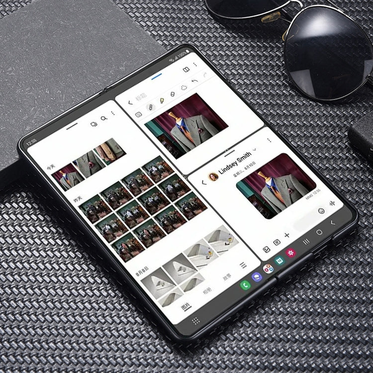 For Samsung Galaxy Z Fold5 Nylon Cloth Texture Shockproof PC+TPU Phone Case(Green) - free shipping - PMC TechLife - Order now!