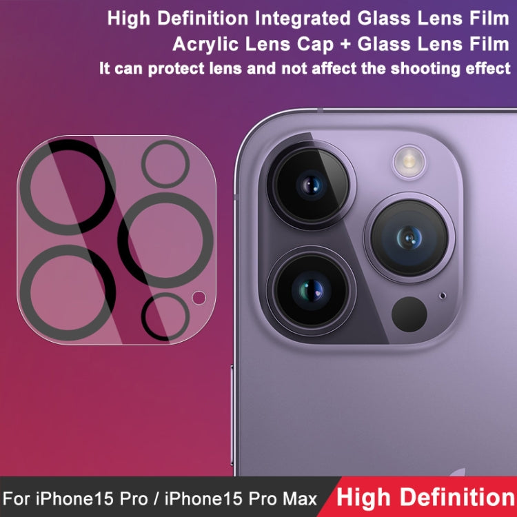 For iPhone 15 Pro / 15 Pro Max imak High Definition Integrated Glass Lens Film - free shipping - PMC TechLife - Order now!