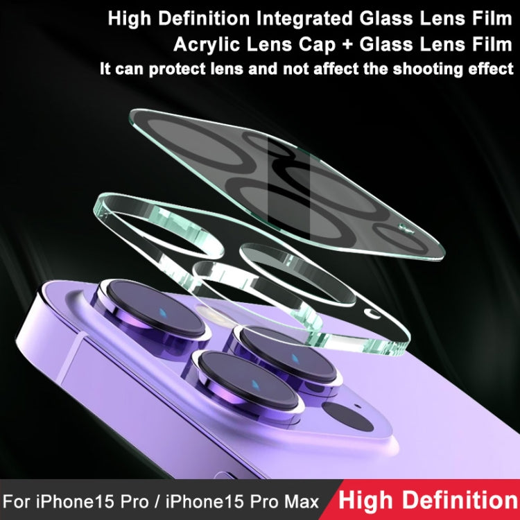 For iPhone 15 Pro / 15 Pro Max imak High Definition Integrated Glass Lens Film - free shipping - PMC TechLife - Order now!