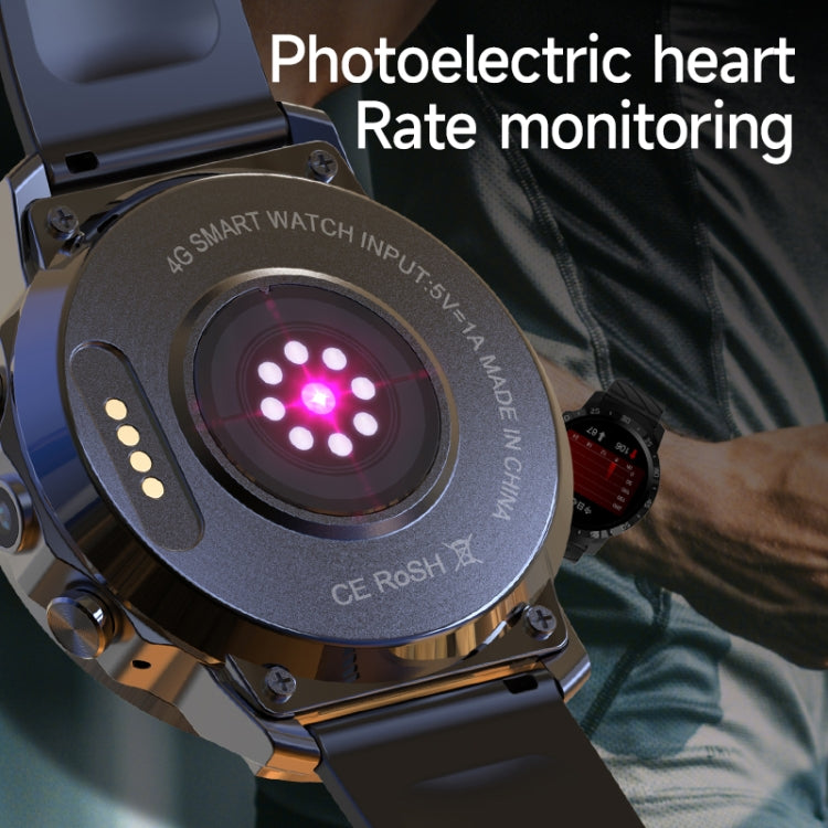 MT27 4G+64G 1.6 inch IP67 Waterproof 4G Android 8.1 Smart Watch Support Heart Rate / GPS, Type:Leather Band - Android Watch by PMC TechLife | Online Shopping South Africa | PMC TechLife
