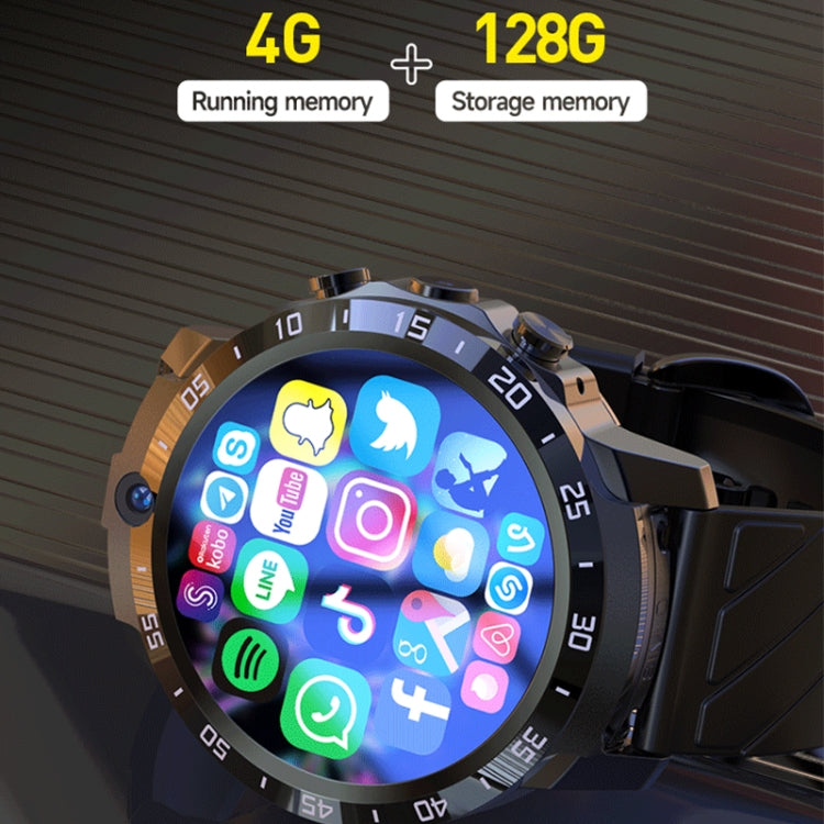MT27 4G+64G 1.6 inch IP67 Waterproof 4G Android 8.1 Smart Watch Support Heart Rate / GPS, Type:Leather Band - Android Watch by PMC TechLife | Online Shopping South Africa | PMC TechLife