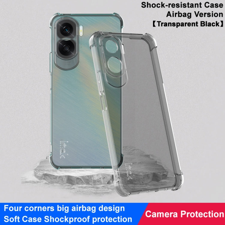 For Honor X50i 5G / 90 Lite 5G imak Shockproof Airbag TPU Phone Case(Transparent Black) - free shipping - PMC TechLife - Order now!