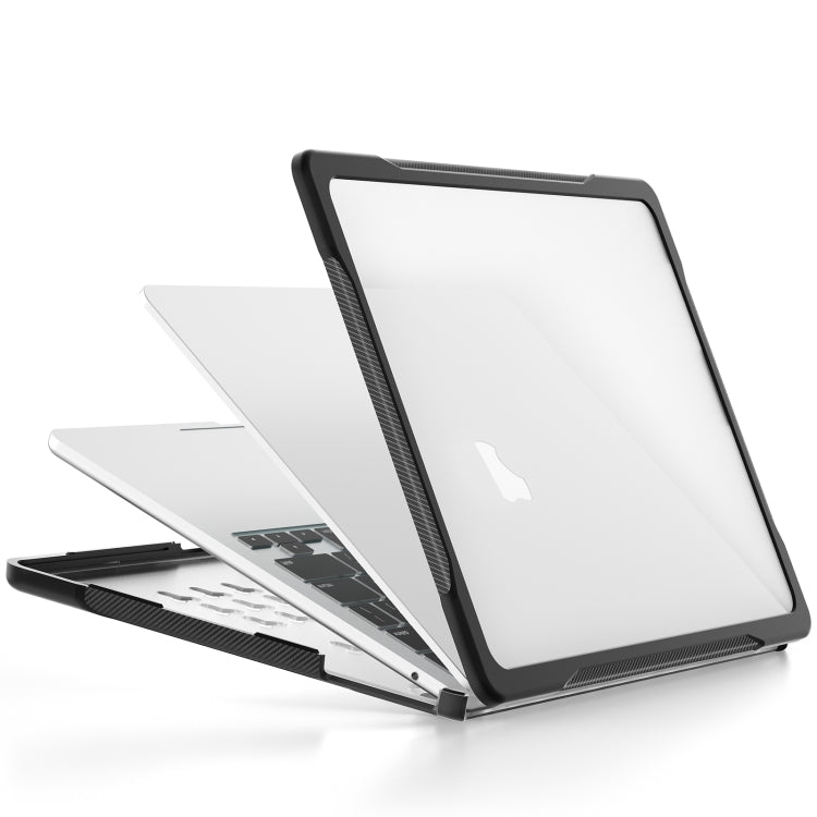 For MacBook Air 13.6 inch A2681 2022 Translucent Laptop Protective Case(Transparent) - MacBook Air Cases by PMC TechLife | Online Shopping South Africa | PMC TechLife