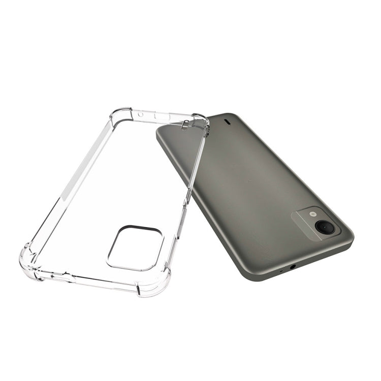 For Nokia C110 4G Shockproof Non-slip Thickening TPU Phone Case(Transparent) - free shipping - PMC TechLife - Order now!