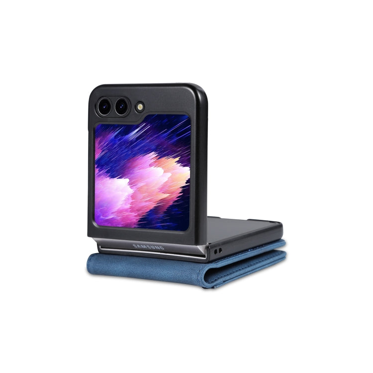 For Samsung Galaxy Z Flip5 AZNS Dream II Skin Feel PU+TPU Horizontal Flip PU Phone Case(Blue) - free shipping - PMC TechLife - Order now!