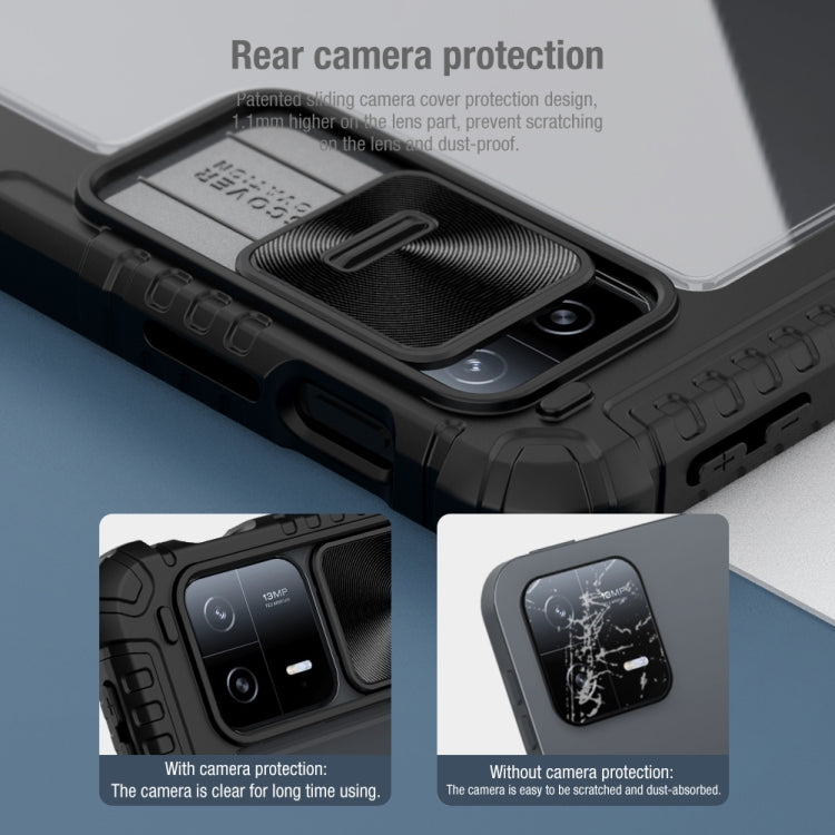 For Xiaomi Pad 6 / Pad 6 Pro NILLKIN Bumper Pro Camshield Tablet Leather Case(Blue) -  by NILLKIN | Online Shopping South Africa | PMC TechLife