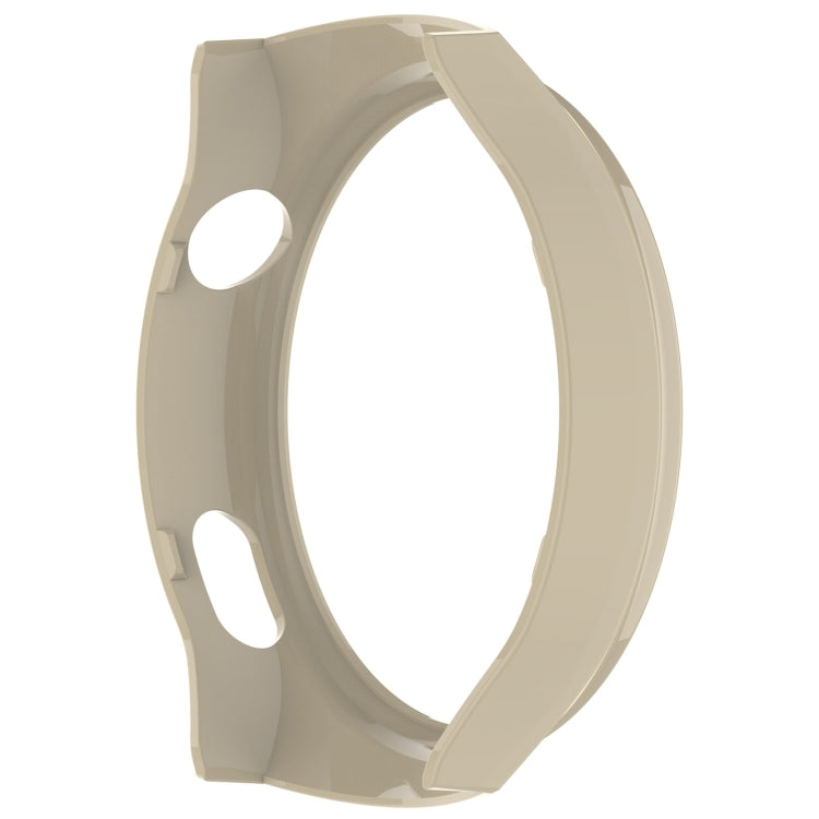 For Huawei Watch 4 Pro Half Coverage Hollowed Watch Protective Case + Hydrogel Film Set(Ivory White) - Watch Cases by PMC TechLife | Online Shopping South Africa | PMC TechLife