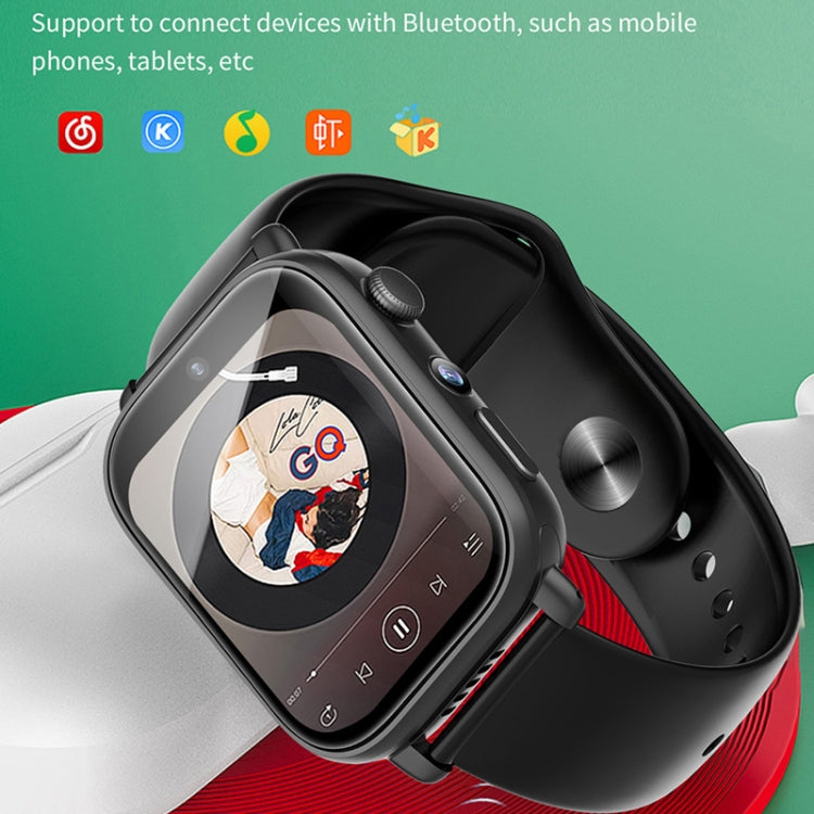 UNIWA X1S 1.9 inch IP67 Waterproof 4G Android 8.1 Dual Cameras Smart Watch Support Temperature Measurement, Specification:2G+16G(White) - Android Watch by UNIWA | Online Shopping South Africa | PMC TechLife