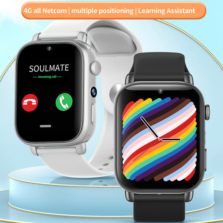 UNIWA X1S 1.9 inch IP67 Waterproof 4G Android 8.1 Dual Cameras Smart Watch Support Temperature Measurement, Specification:1G+8G(Black) - Android Watch by UNIWA | Online Shopping South Africa | PMC TechLife