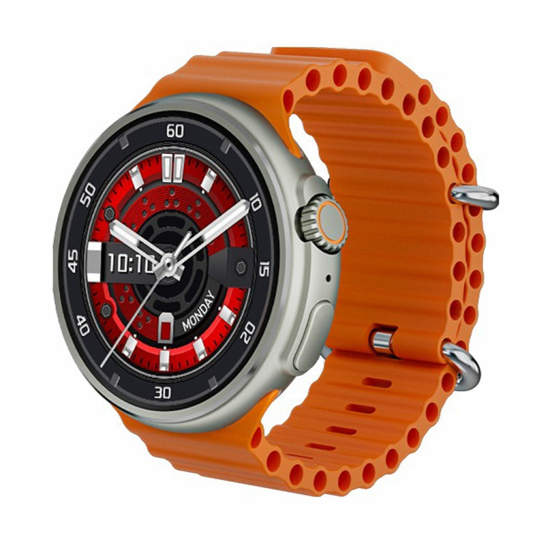 V3 Ultra Max 1.6 inch TFT Round Screen Smart Watch Supports Voice Calls/Blood Oxygen Monitoring(Orange) - Smart Watches by PMC TechLife | Online Shopping South Africa | PMC TechLife