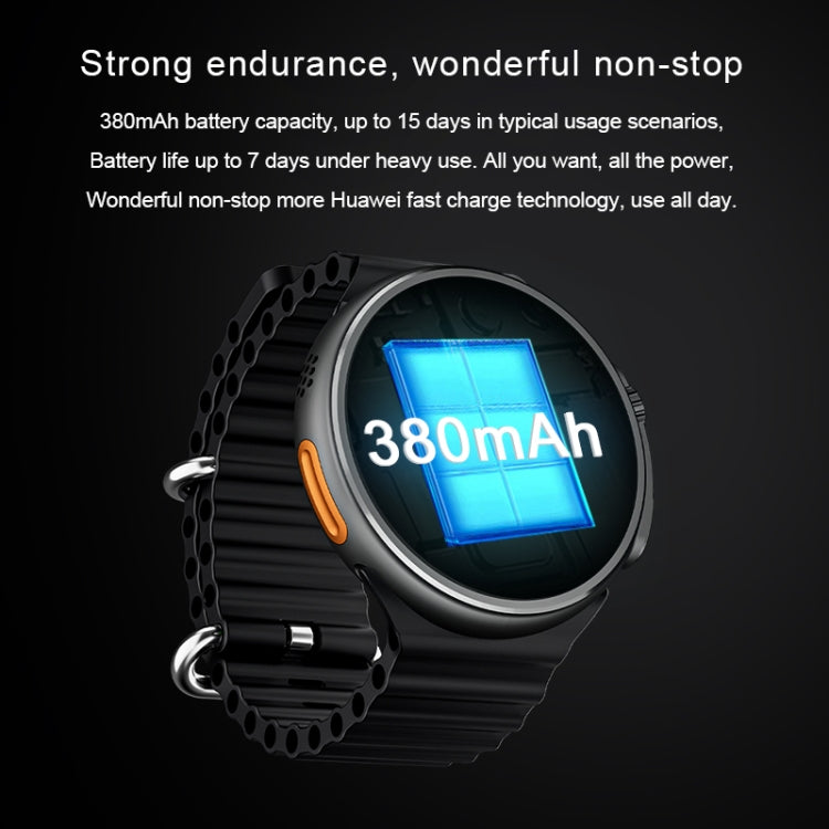 V3 Ultra Max 1.6 inch TFT Round Screen Smart Watch Supports Voice Calls/Blood Oxygen Monitoring(Black) - Smart Watches by PMC TechLife | Online Shopping South Africa | PMC TechLife