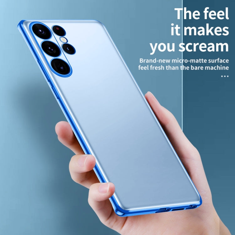 For Samsung Galaxy S23 Ultra 5G SULADA Electroplating Frosted TPU Phone Case(Gold) - Galaxy S23 Ultra 5G Cases by SULADA | Online Shopping South Africa | PMC TechLife | Buy Now Pay Later Mobicred