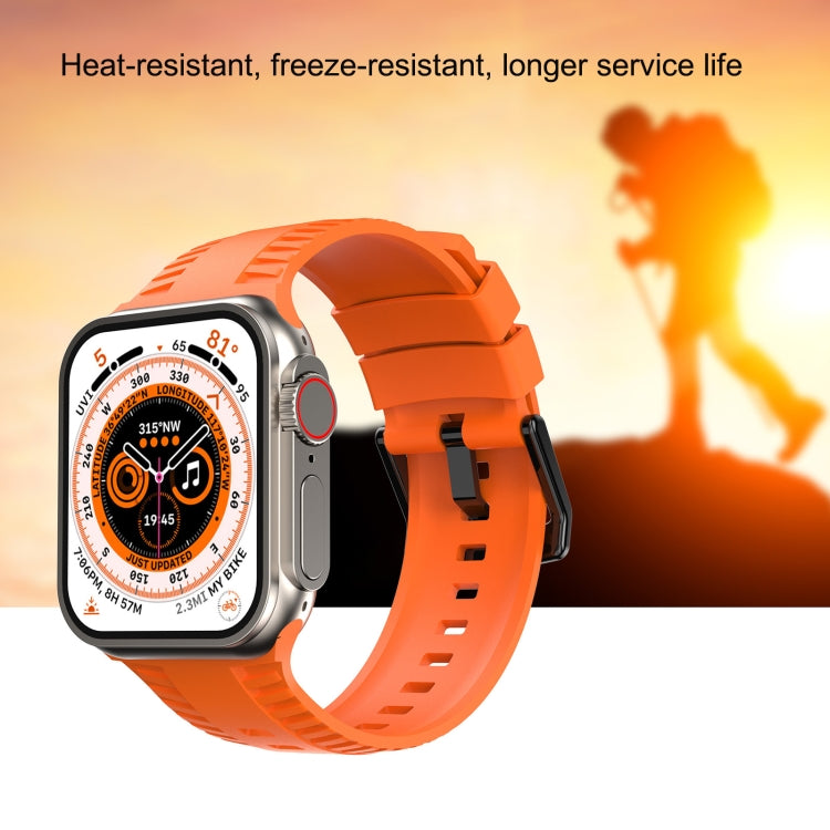 Tire Texture Silicone Watch Band For Apple Watch SE 2023 40mm(Black) - free shipping - PMC TechLife - Order now!