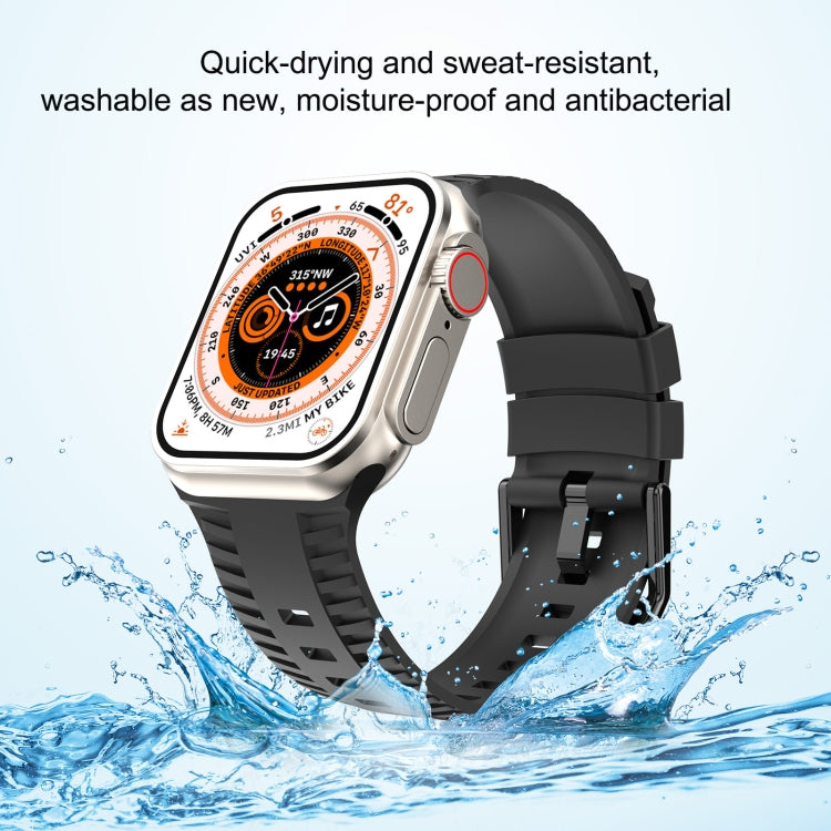 Tire Texture Silicone Watch Band For Apple Watch SE 2023 40mm(Black) - free shipping - PMC TechLife - Order now!