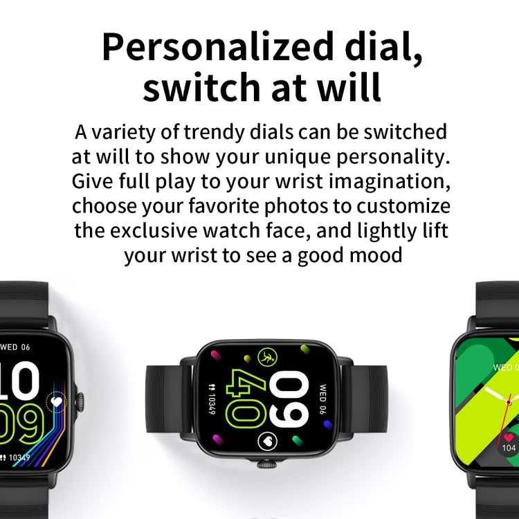 KT59 Pro 1.83 inch IPS Screen Smart Watch Supports Bluetooth Call/Blood Oxygen Monitoring(Black) - Smart Watches by PMC TechLife | Online Shopping South Africa | PMC TechLife