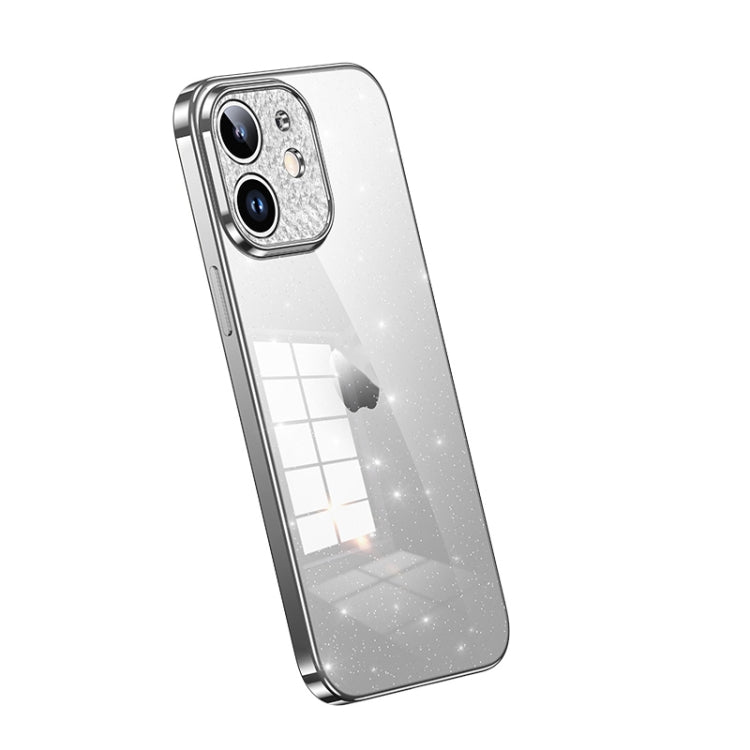 For iPhone 11 SULADA Electroplated Transparent Glittery TPU Phone Case(Silver) - free shipping - PMC TechLife - Order now!