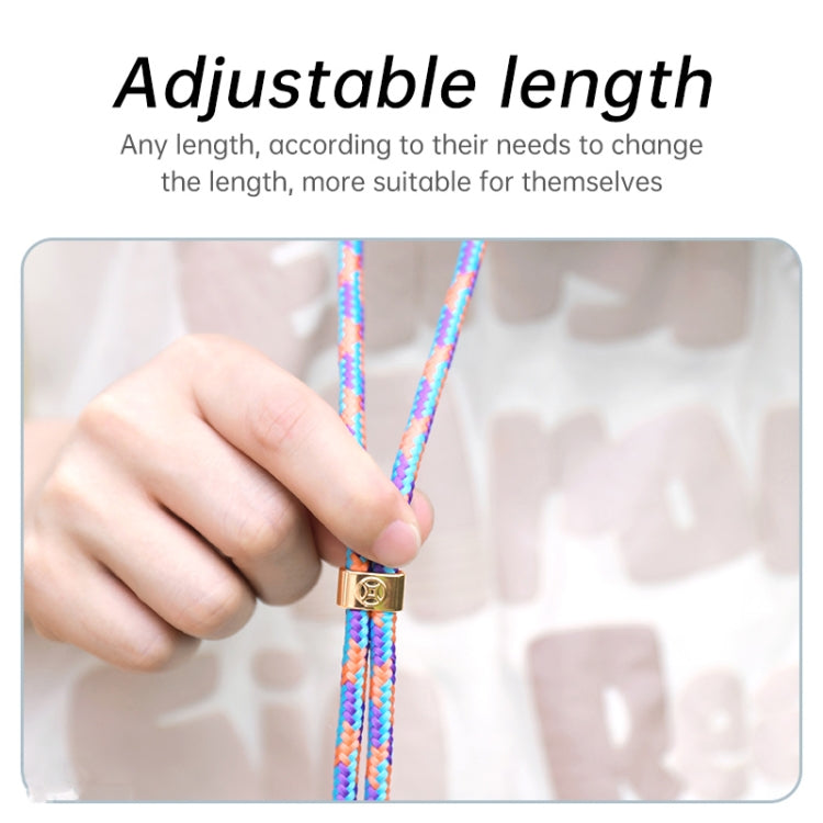 SULADA Multifunctional Universal Mobile Phone Love Lanyard(Orange Blue) - free shipping - PMC TechLife - Order now!