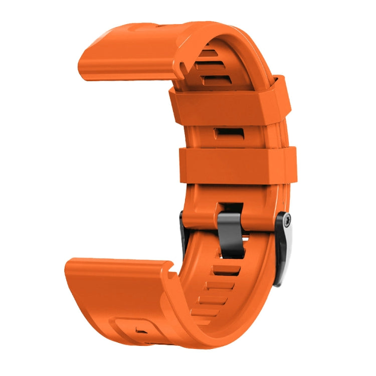 Compatible with Garmin Compatible witherunner 965 / 955 / 945 / 935 Screw Black Steel Buckle Silicone Watch Band(Orange) - free shipping - PMC TechLife - Order now!