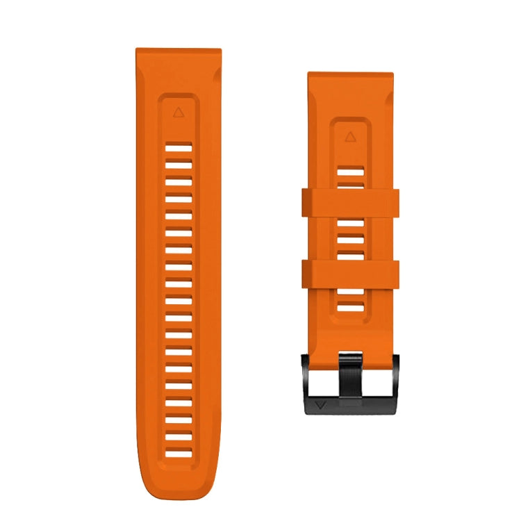 Compatible with Garmin Compatible witherunner 965 / 955 / 945 / 935 Screw Black Steel Buckle Silicone Watch Band(Orange) - free shipping - PMC TechLife - Order now!