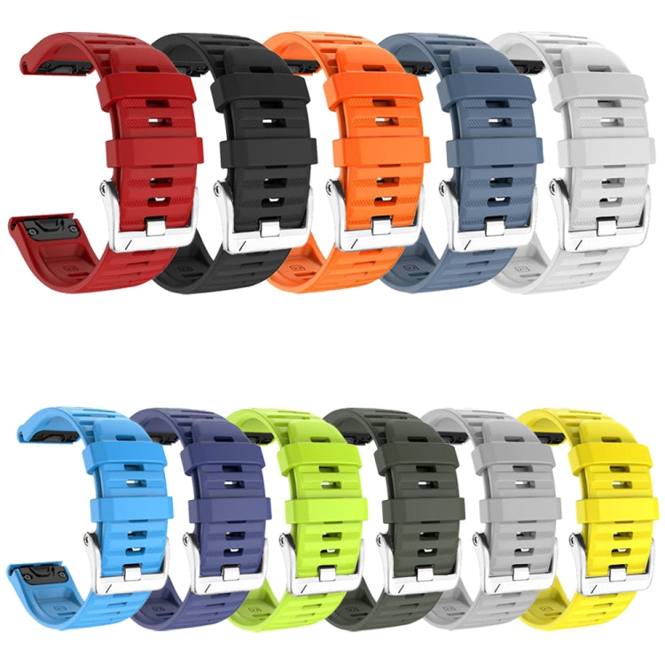 Compatible with Garmin Compatible witherunner 965 / 955 / 945 / 935 Screw Silver Steel Buckle Silicone Watch Band(Black) - free shipping - PMC TechLife - Order now!