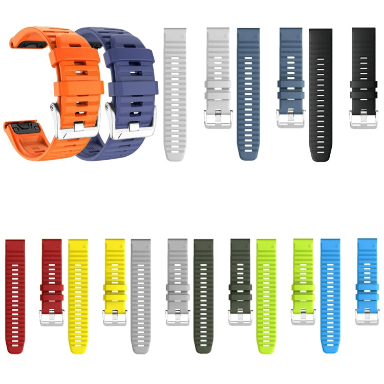 Compatible with Garmin Compatible witherunner 965 / 955 / 945 / 935 Screw Silver Steel Buckle Silicone Watch Band(Black) - free shipping - PMC TechLife - Order now!