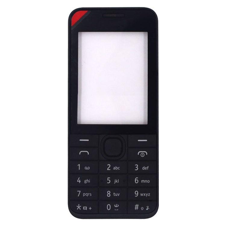 For Nokia 208 Full Housing Cover(Black) - Full Housing Cover by PMC TechLife | Online Shopping South Africa | PMC TechLife