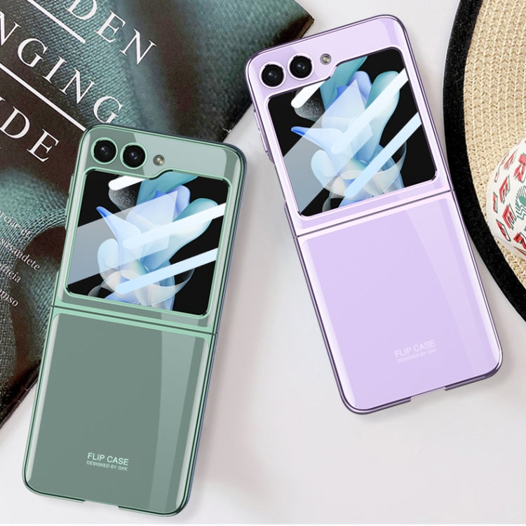 For Samsung Galaxy Z Flip5 GKK Integrated Electroplating Full Coverage Phone Case(Purple) - Galaxy Z Flip5 Cases by GKK | Online Shopping South Africa | PMC TechLife