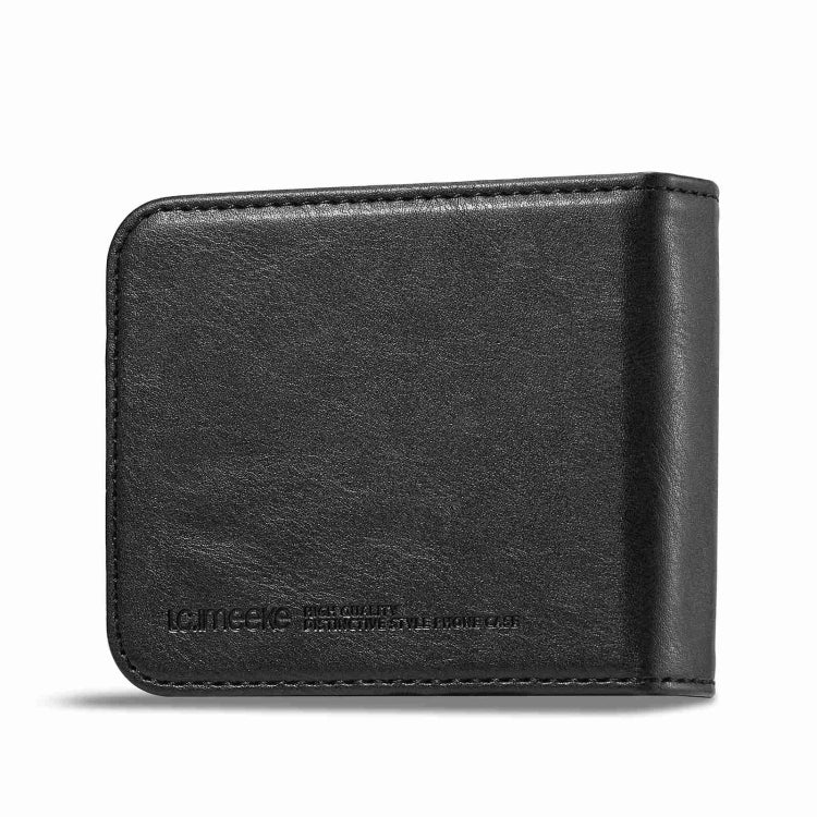 For Samsung Galaxy Z Flip5 LC.IMEEKE RFID Anti-theft Leather Phone Case(Black) - free shipping - PMC TechLife - Order now!