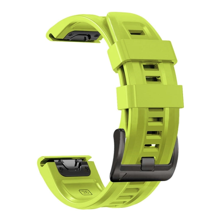 Compatible with Garmin Fenix 7 Pro 47mm Sport Pure Color Silicone Watch Band(Lime Color) - free shipping - PMC TechLife - Order now!