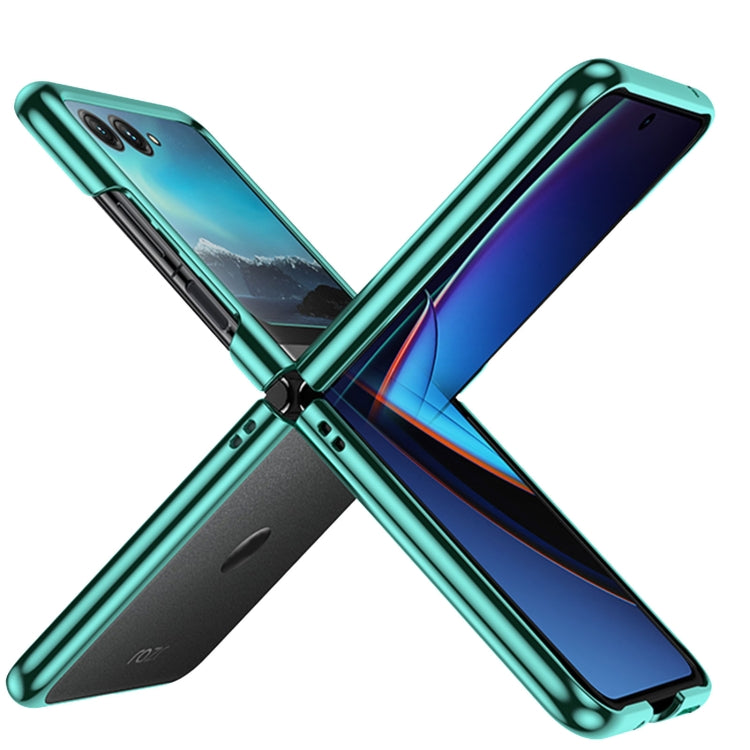 For Motorola Razr 40 Ultra Full Coverage Electroplate PC Transparent Phone Case(Silver) - free shipping - PMC TechLife - Order now!