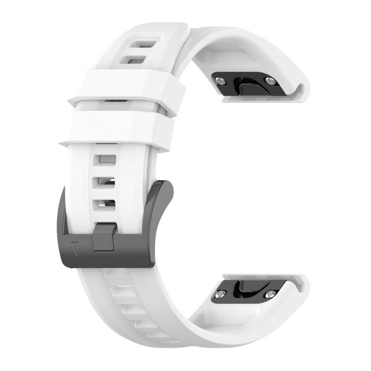 Compatible with Garmin Instinct 2 Solar Solid Color Silicone Watch Band(White) - free shipping - PMC TechLife - Order now!